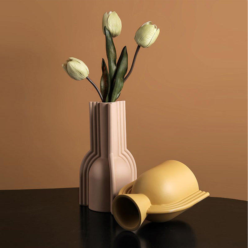 Torch Light Ceramic Vase