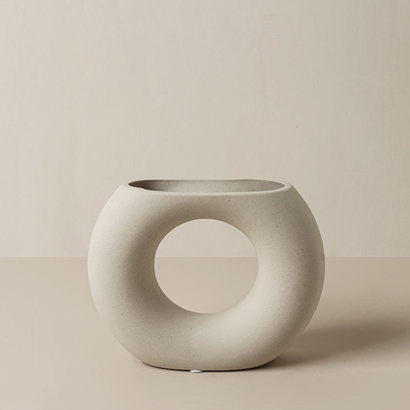 All-White Minimalist Vase