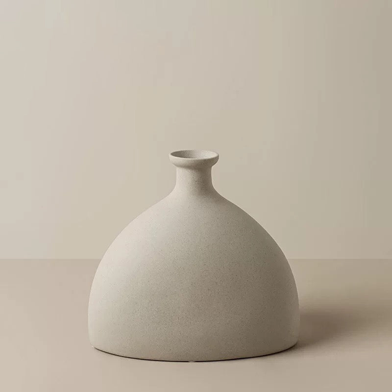 All-White Minimalist Vase