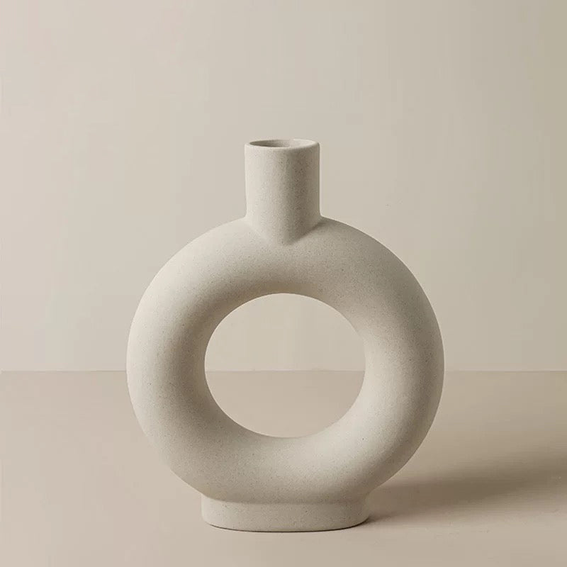 All-White Minimalist Vase