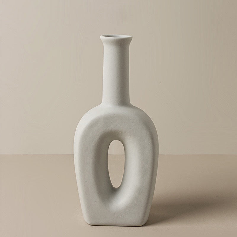 All-White Minimalist Vase