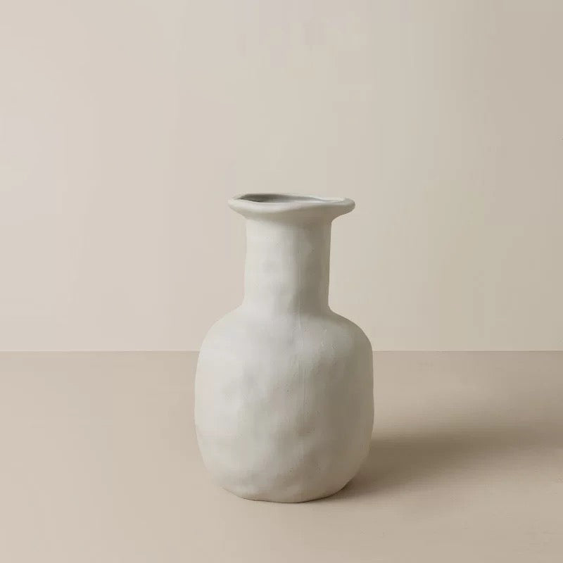 All-White Minimalist Vase