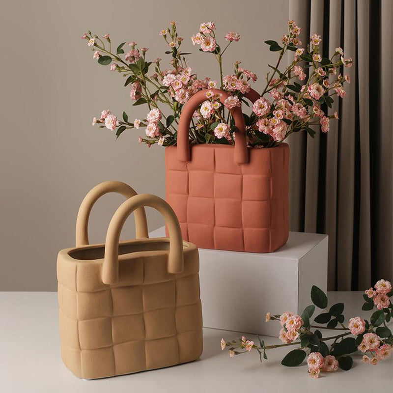 HandBag Flower Vase