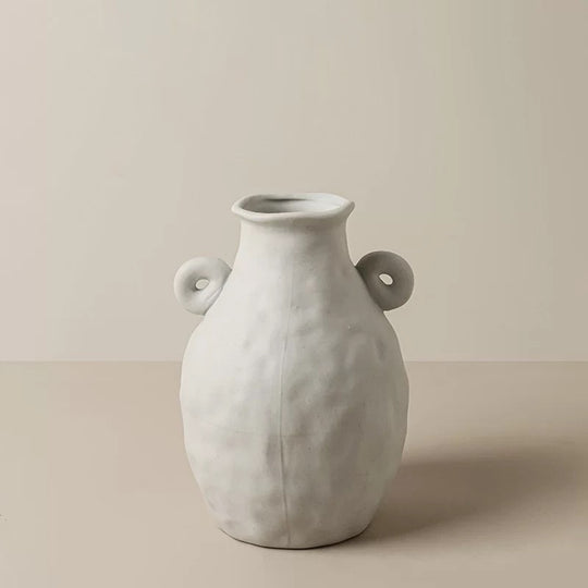 All-White Minimalist Vase