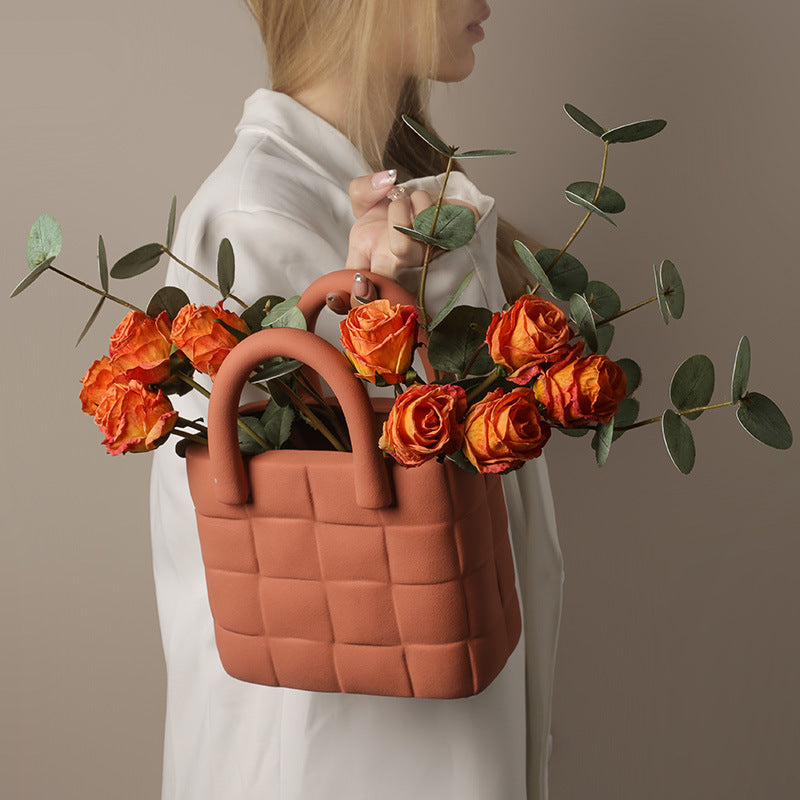 HandBag Flower Vase