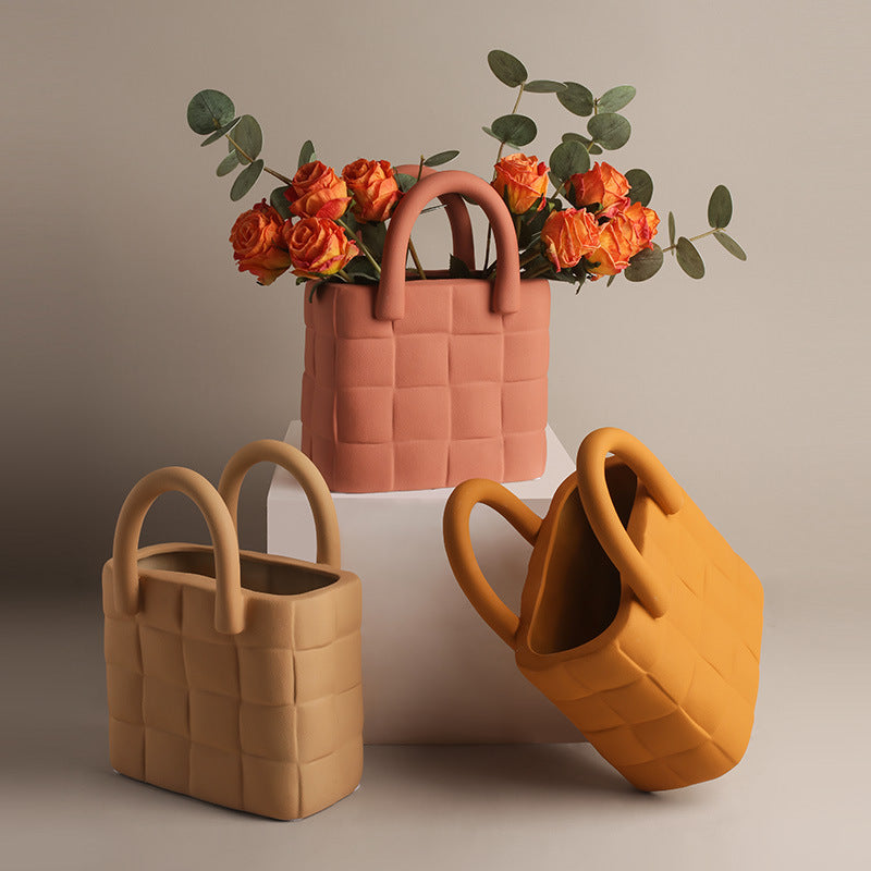 HandBag Flower Vase