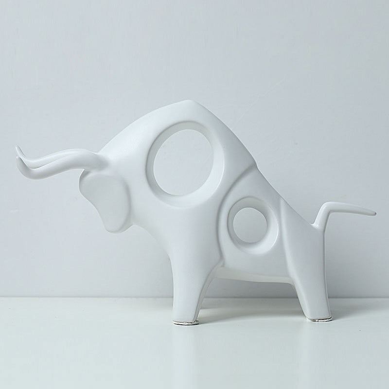 Monochrome Minimalist Bull