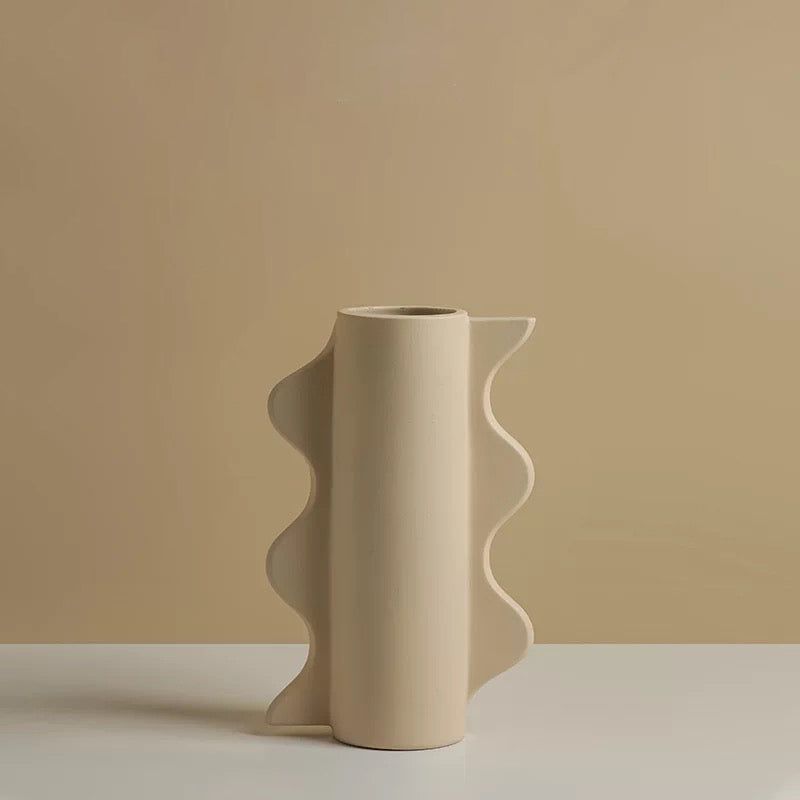 Zig Zag Ceramic Vase